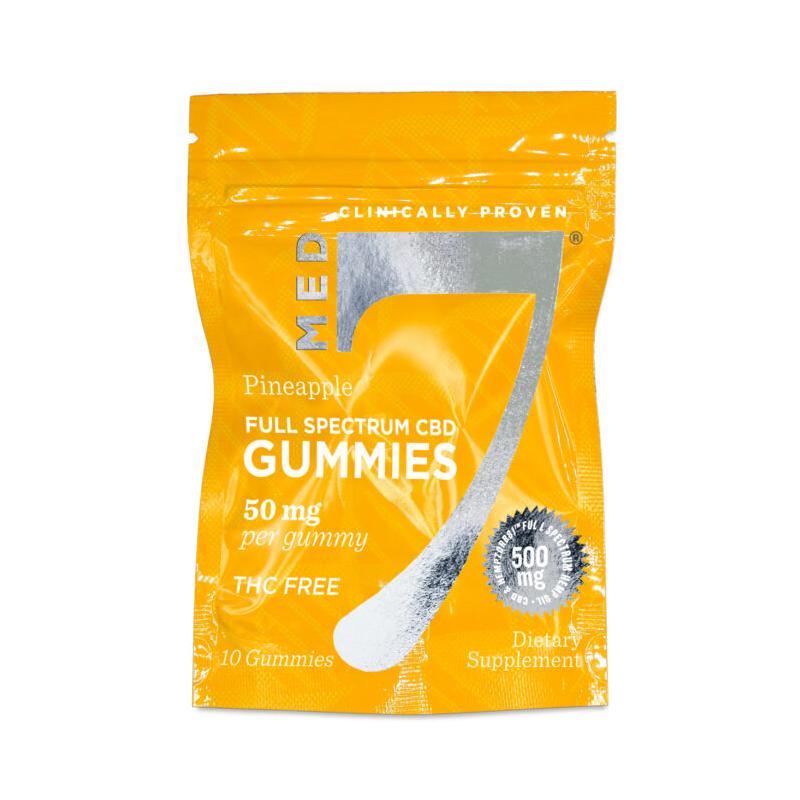 500 mg Med 7 Full Spectrum CBD Gummies 12-pack (Whsl)
