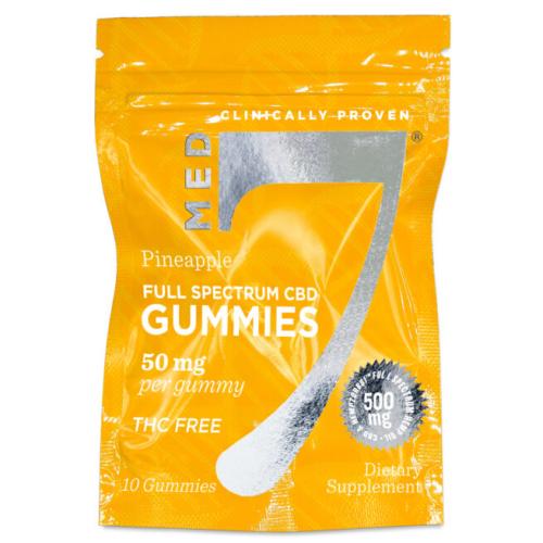 500 mg Med 7 Full Spectrum CBD Gummies 12-pack (Whsl)