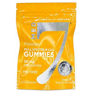 500 mg Med 7 Full Spectrum CBD Gummies 12-pack (Whsl) - Image 1