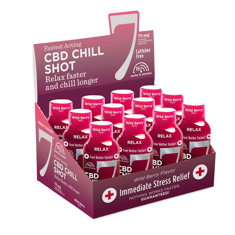 7 CBD Chill Shot 12-Pack