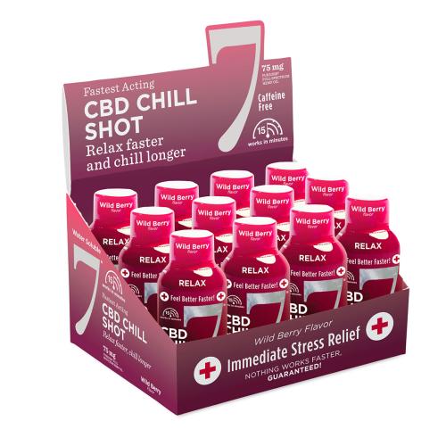 7 CBD Chill Shot 12-Pack