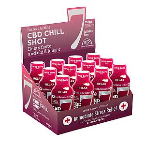 7 CBD Chill Shot 12-Pack - Image 2